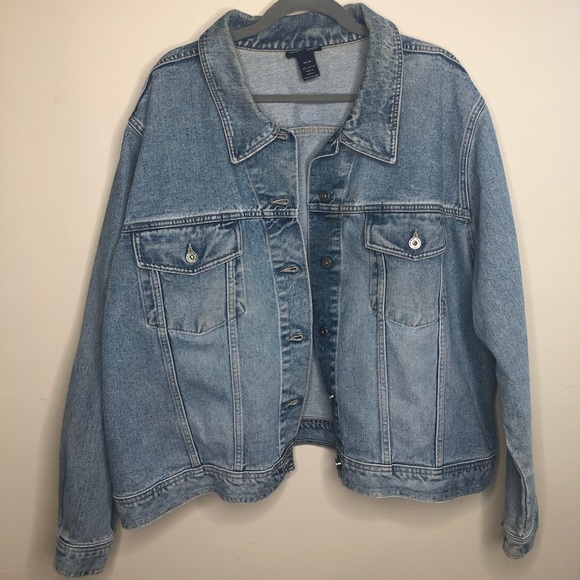 Hand Painted “This Is Not LV” Denim Jean Jacket - Picture 6 of 7